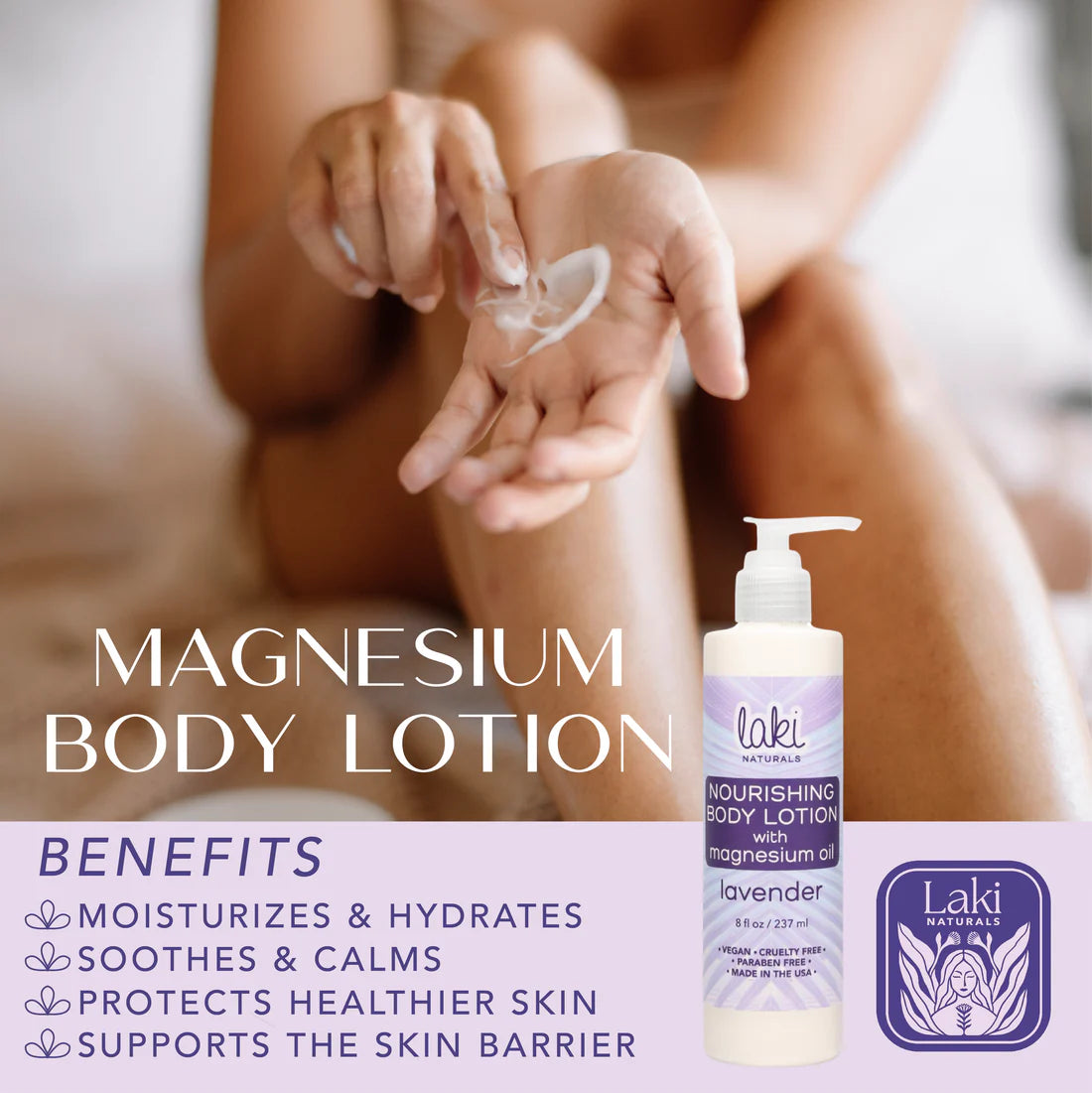 Lavender Magnesium Body Lotion