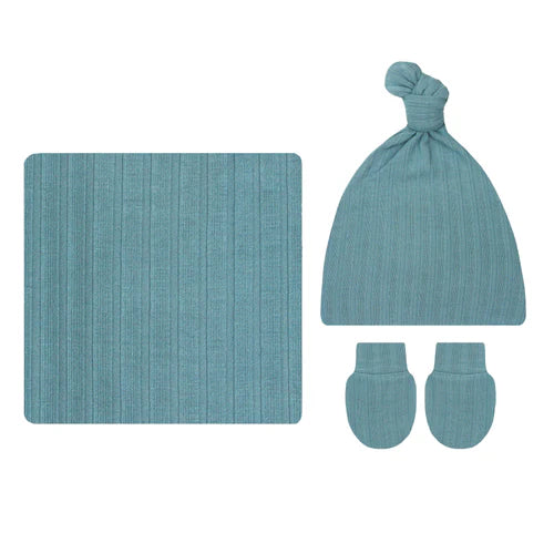 Lou Lou & Co. Duke Ribbed Newborn Hat Bundle