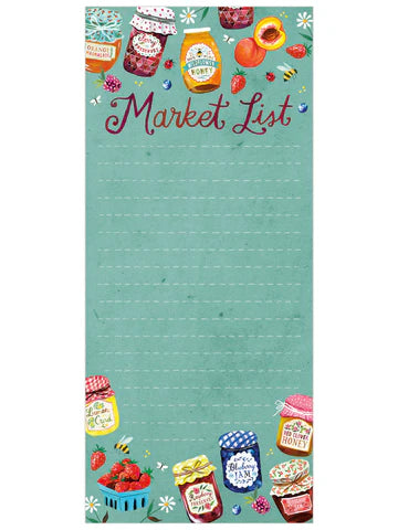 Katie Daisy Jam Market List Pad