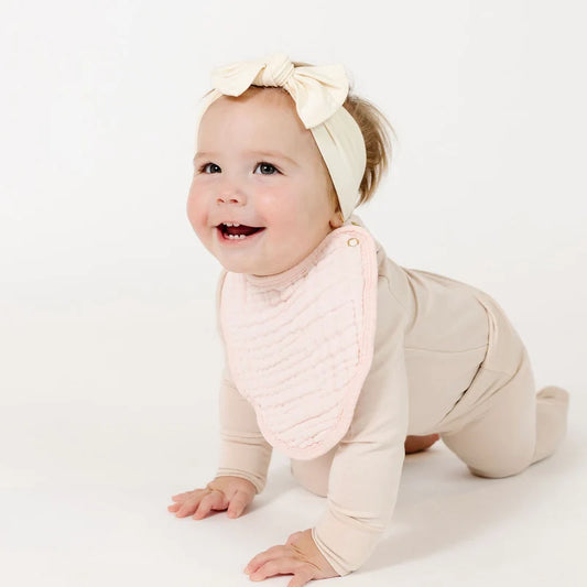 Lou Lou Cloud Muslin Bib 2 Pack