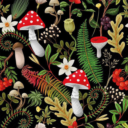 Luncheon Dark Forest Napkins. Pack of 20