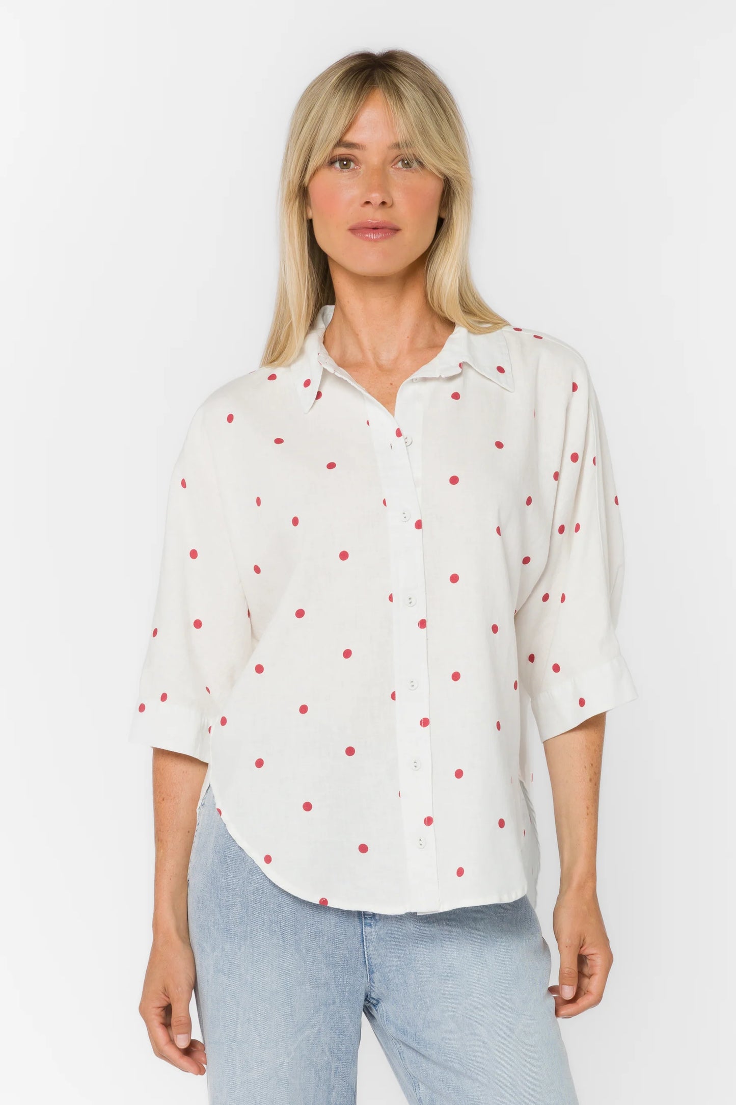 Velvet Heart Merle Cardinal Dots Shirt