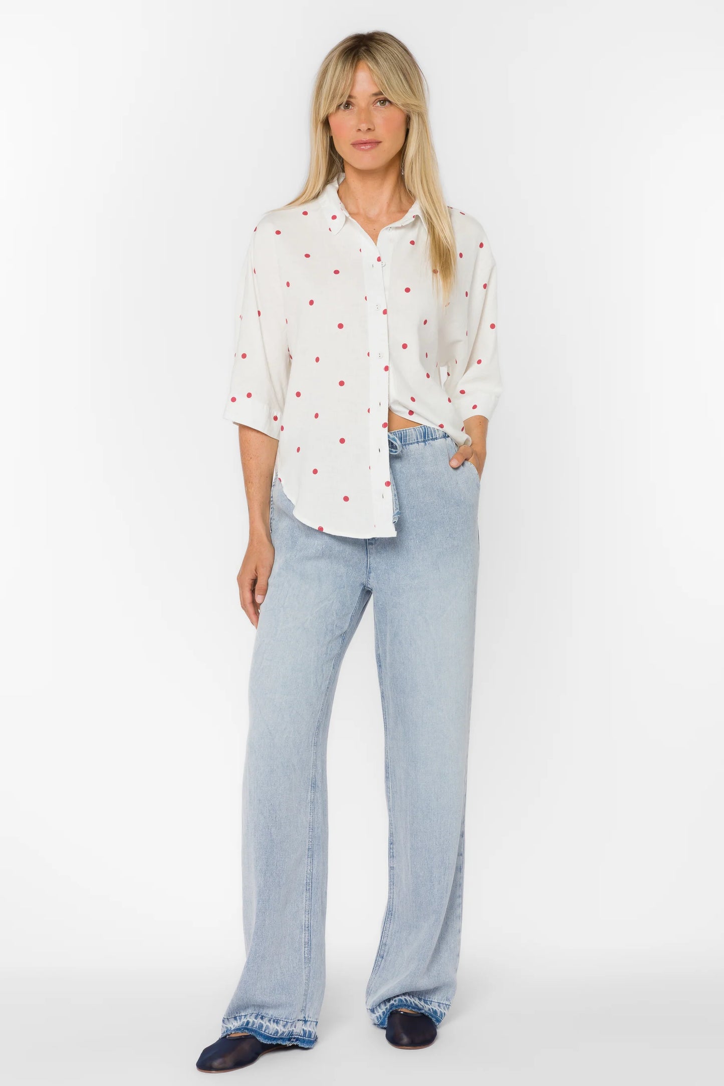 Velvet Heart Merle Cardinal Dots Shirt