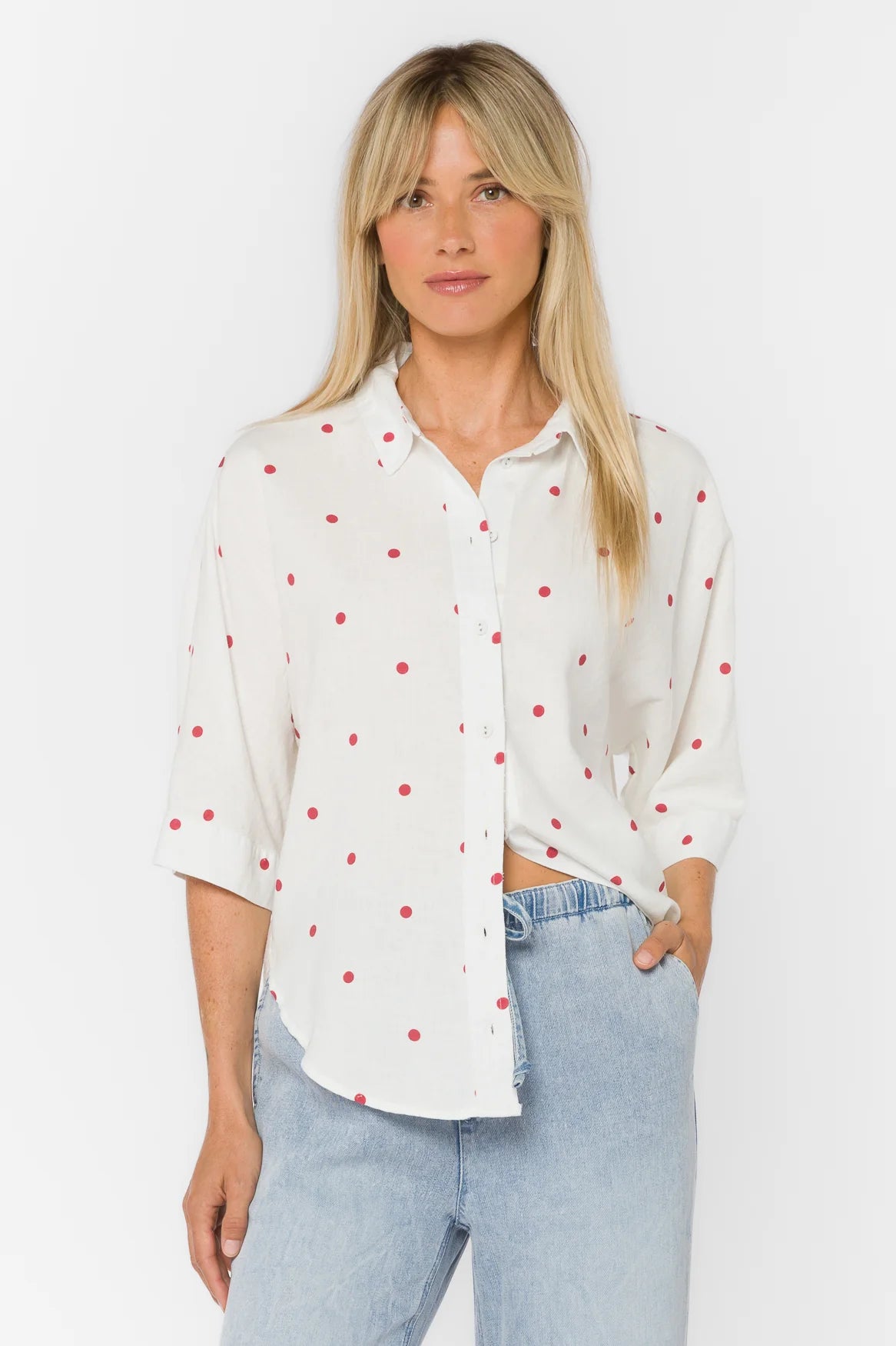 Velvet Heart Merle Cardinal Dots Shirt