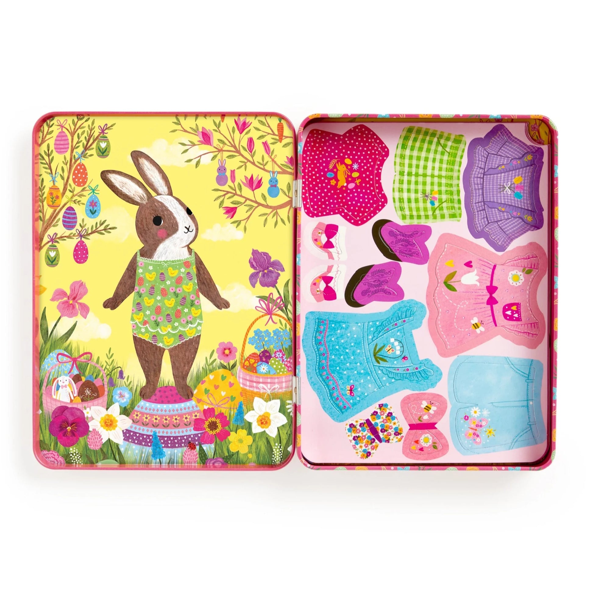 Garden Bunnies Magnetic Dress-up
