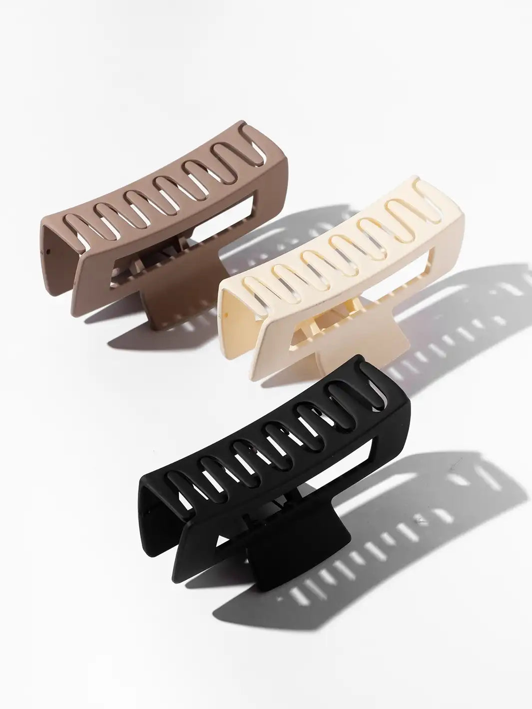 Neutral Luxe Claw Clips