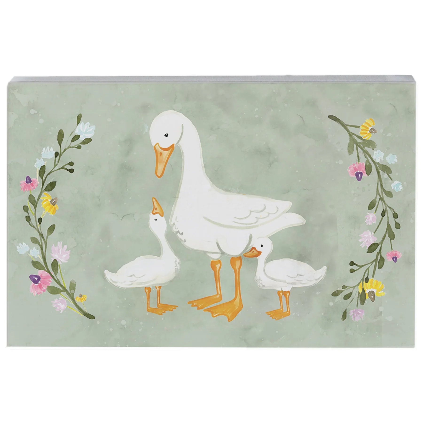 Mama Geese Babies Art