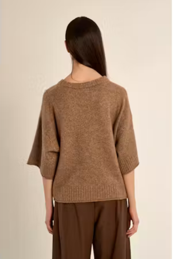 Molly Bracken Camel Knitted Sweater