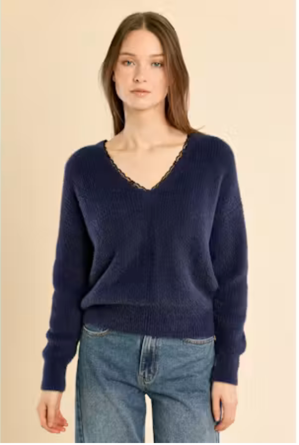 Molly_Bracken_Navy_Knitted_Sweater