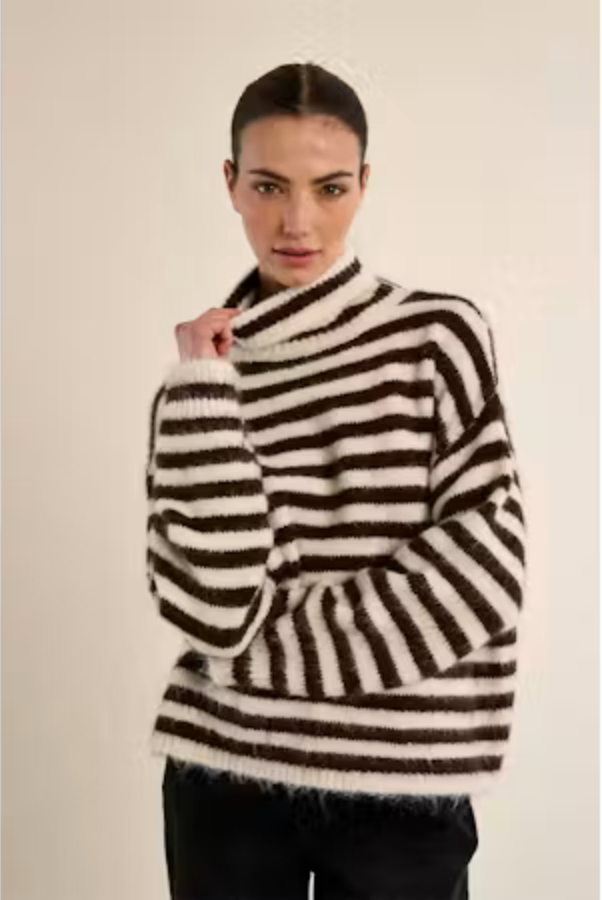 Molly Bracken Striped Knitted Sweater