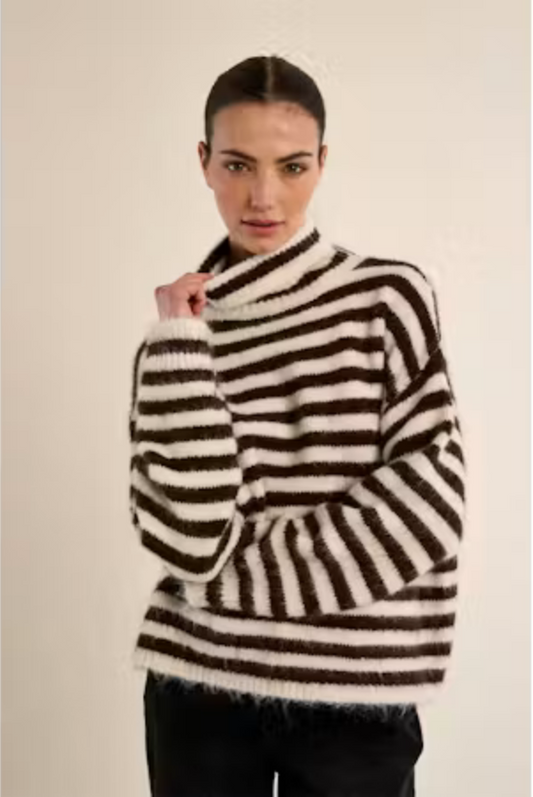 Molly Bracken Striped Knitted Sweater
