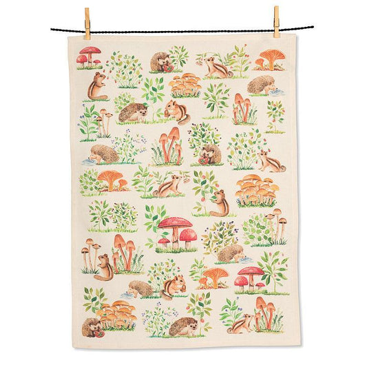 Mushrooms & Critters Kitchen Towel
