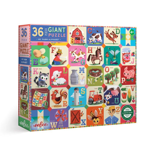 My Farm Alphabet 36 Piece Giant Puzzle
