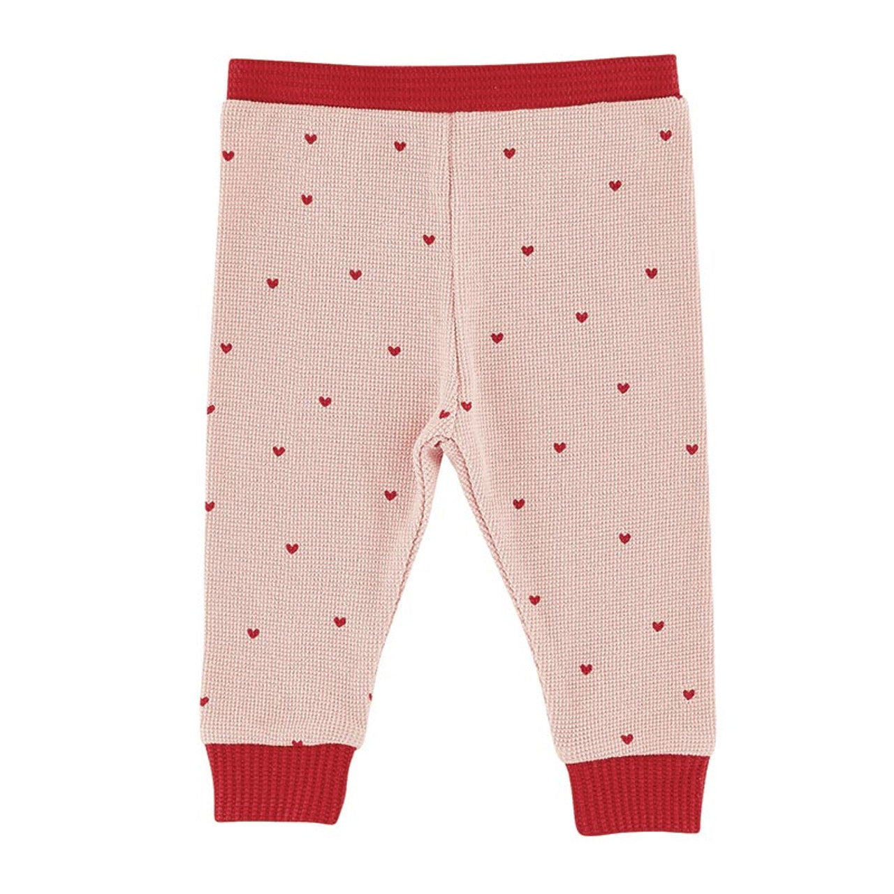 Waffle Knit Two-Piece Pajama Set - Merry Mini