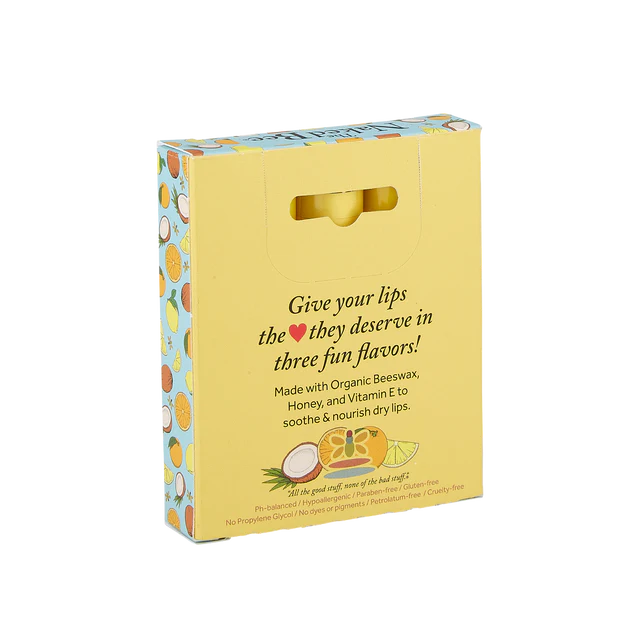 The Naked Bee USDA Organic Lip Balm Trio