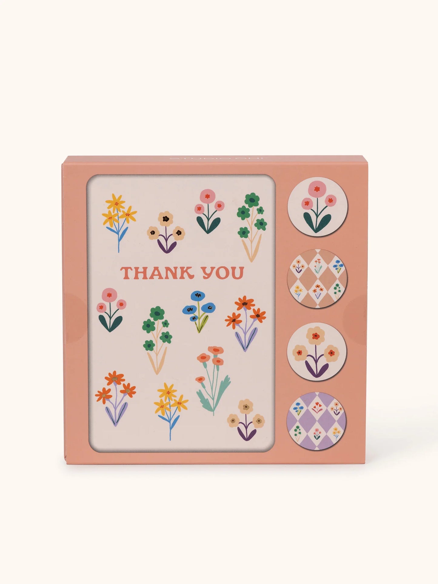 Meadow Lane Assorted Note Card Set with Stickers