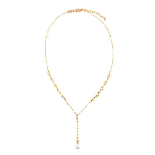 Athena Designs Pearl Lariat Necklace