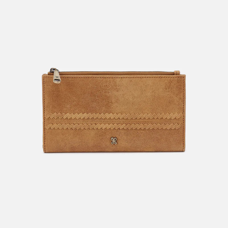 Hobo Jill Large Bifold Wallet Whiskey