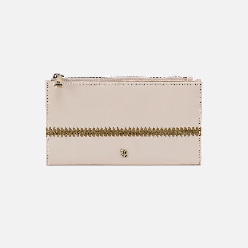 Hobo Jill Large Bifold Wallet Pale Flax