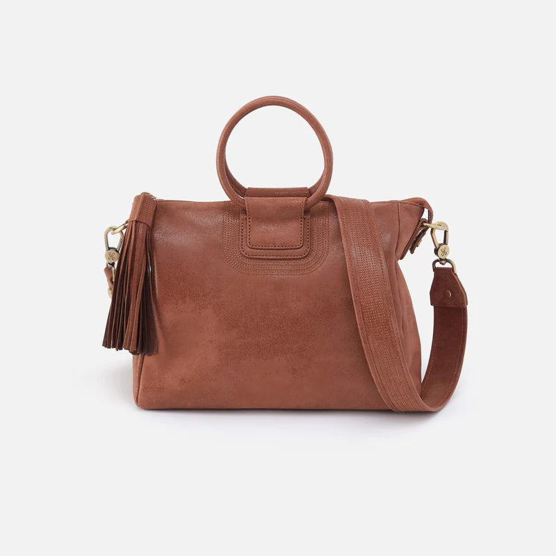 Hobo Sheila Medium Satchel Burnished Saddle