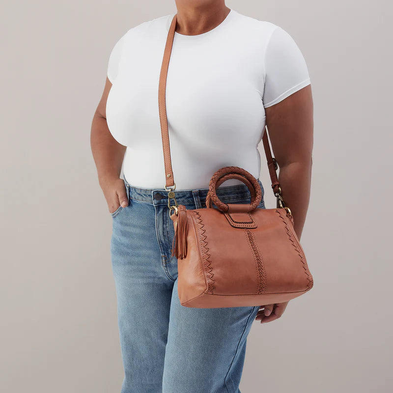 Hobo Sheila Medium Satchel Harvest Wheat
