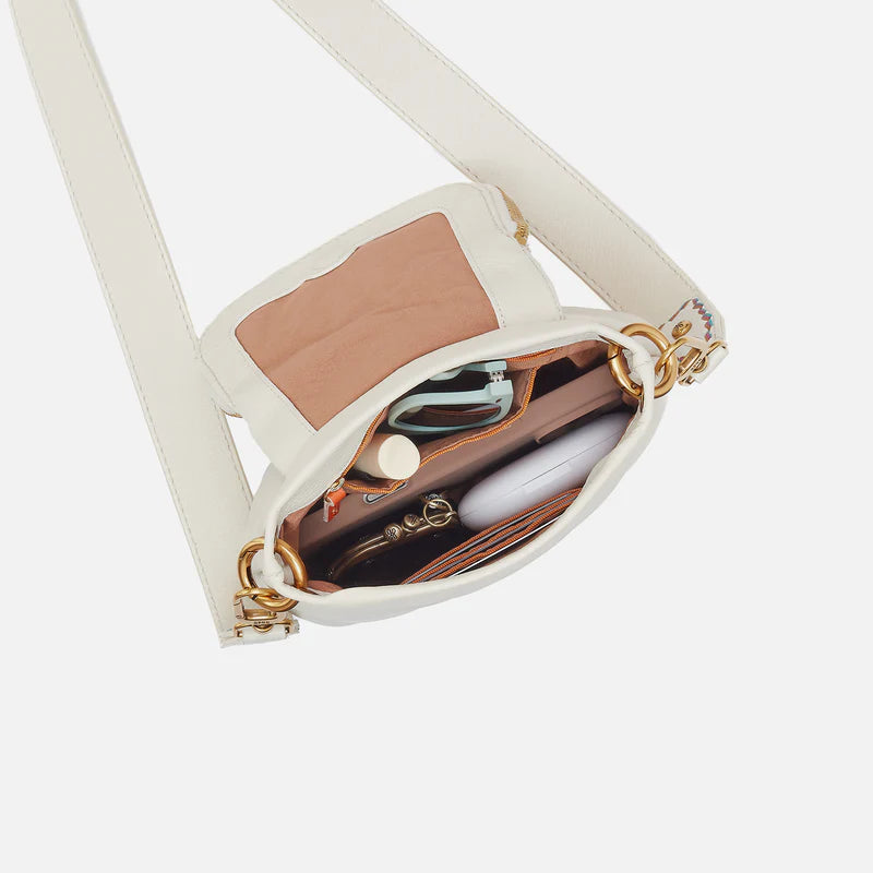 Hobo Fern Zip-Flap Crossbody Coastal Cloud