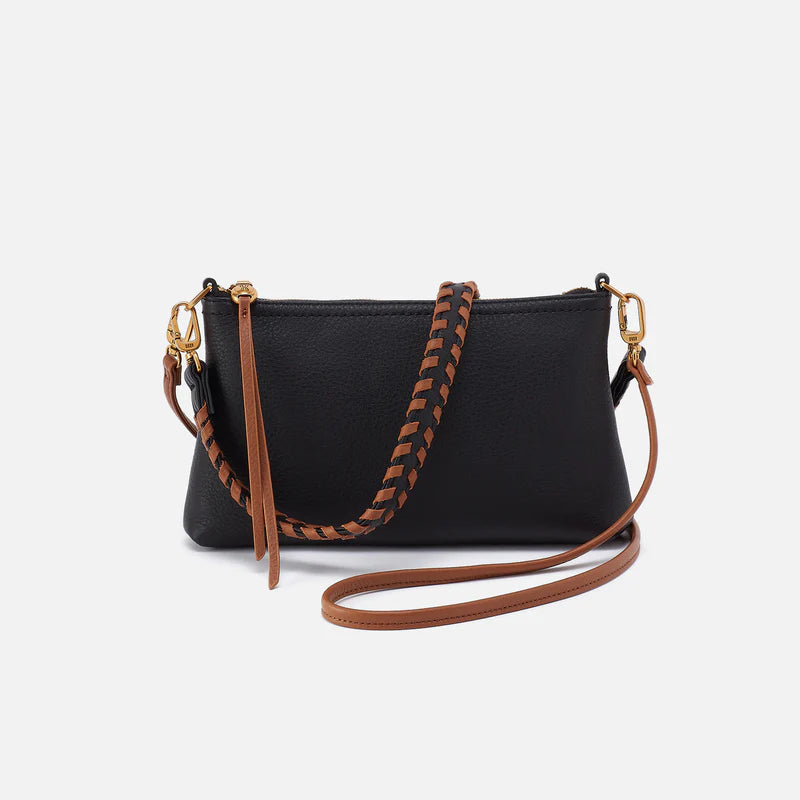 Hobo Darcy Crossbody Purse Pebbled Black