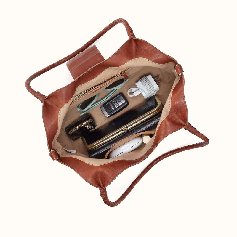 Hobo Foundery Small Tote Kindling Brown