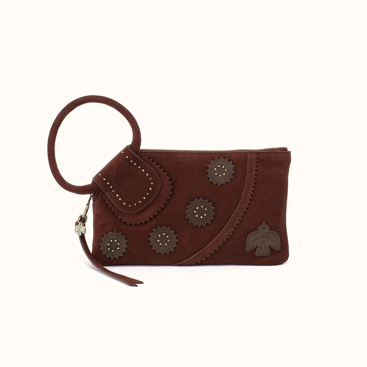 Hobo Sable Wristlet Chocolate