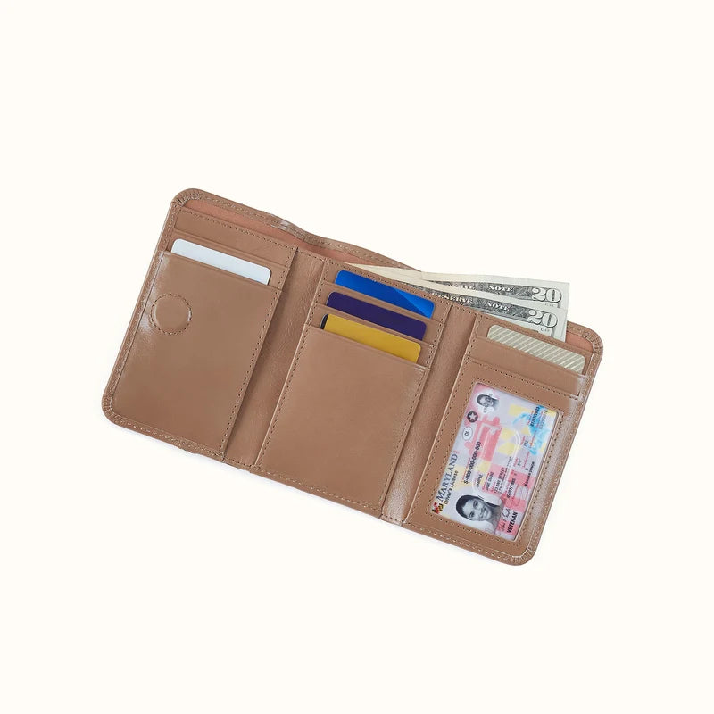 Hobo Jill Trifold Wallet Woodsmoke