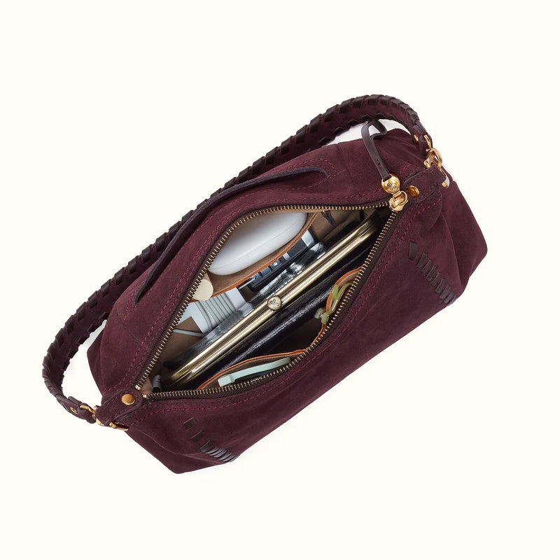 Hobo Darcy Shoulder Bag Dark Cherry