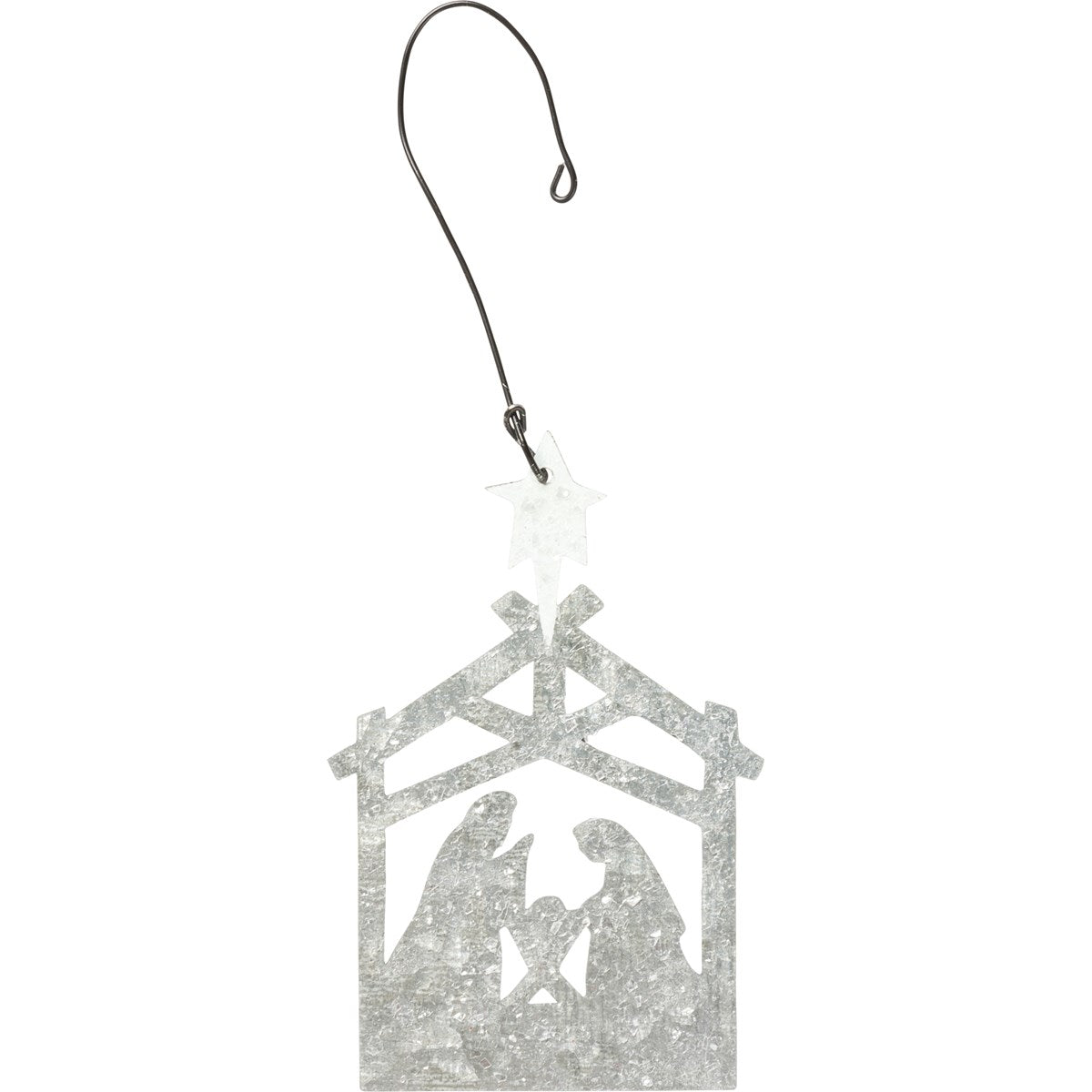 Nativity Metal Ornament