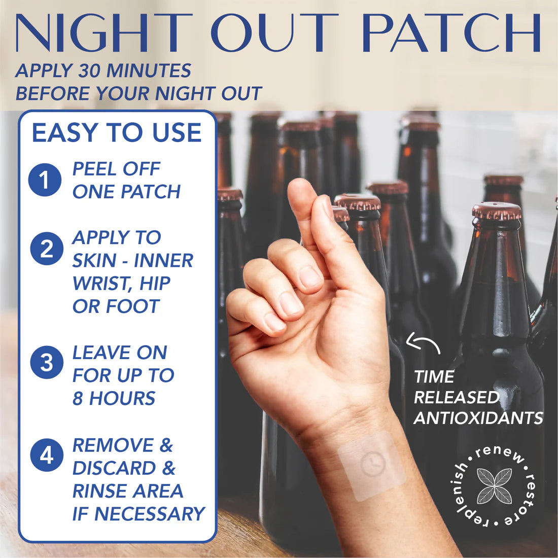 Night Out Patch for Hangovers