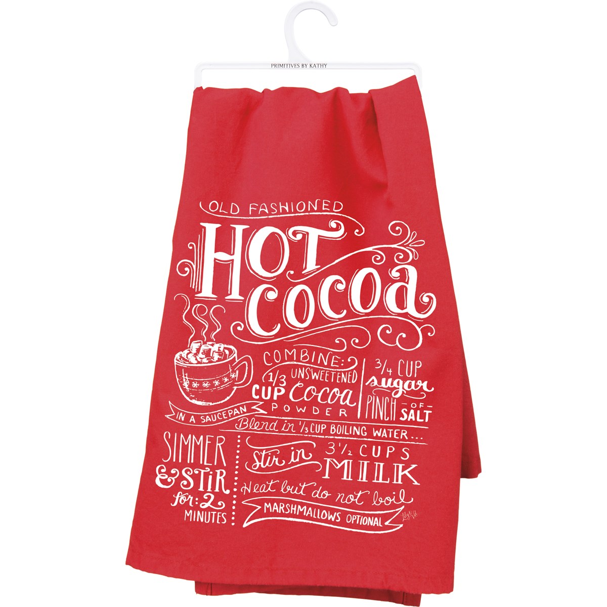 Old Fashioned Hot Cocoa Kitchen Towel