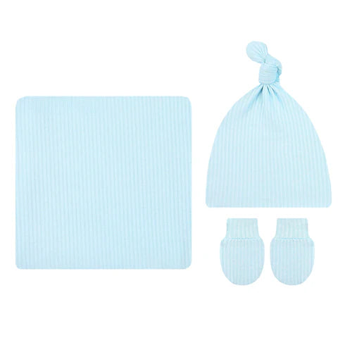 Lou Lou & Co. Duke Ribbed Newborn Hat Bundle