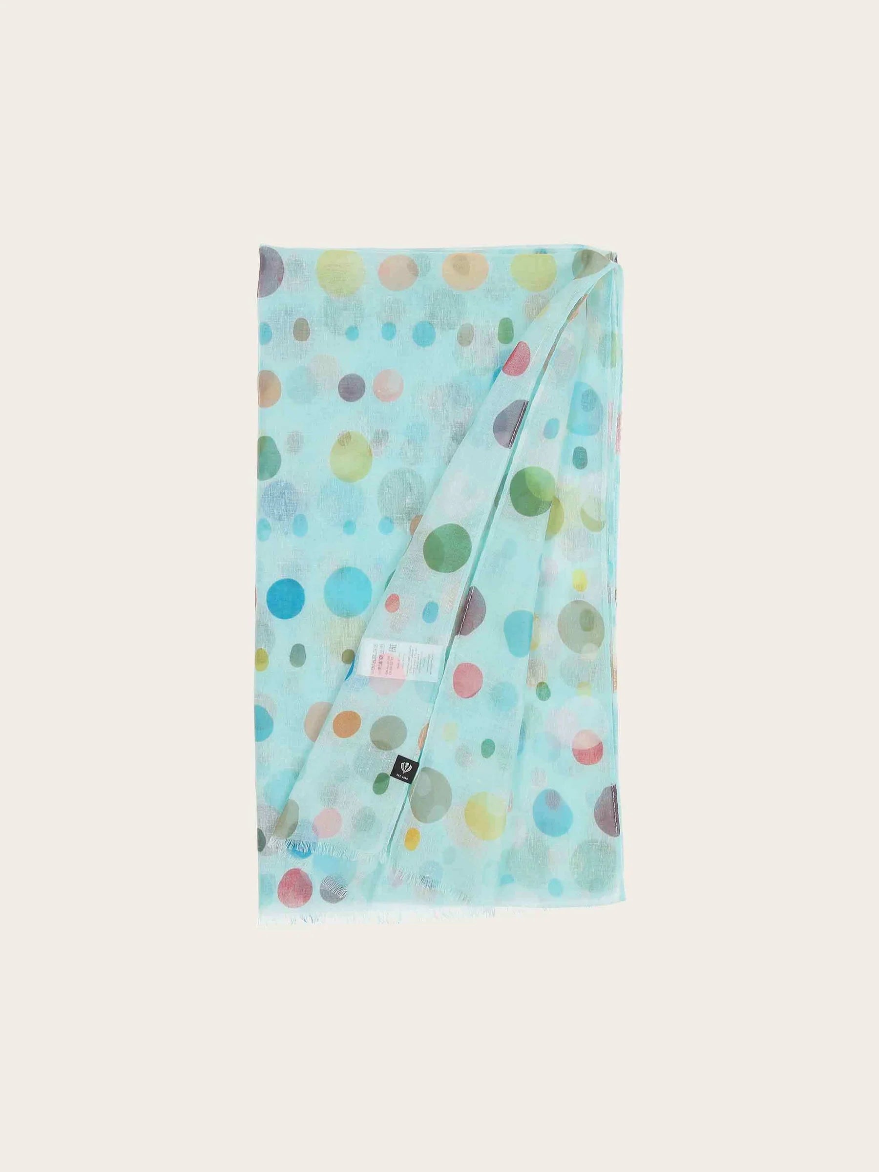 Scarf In A Colorful Dot Design