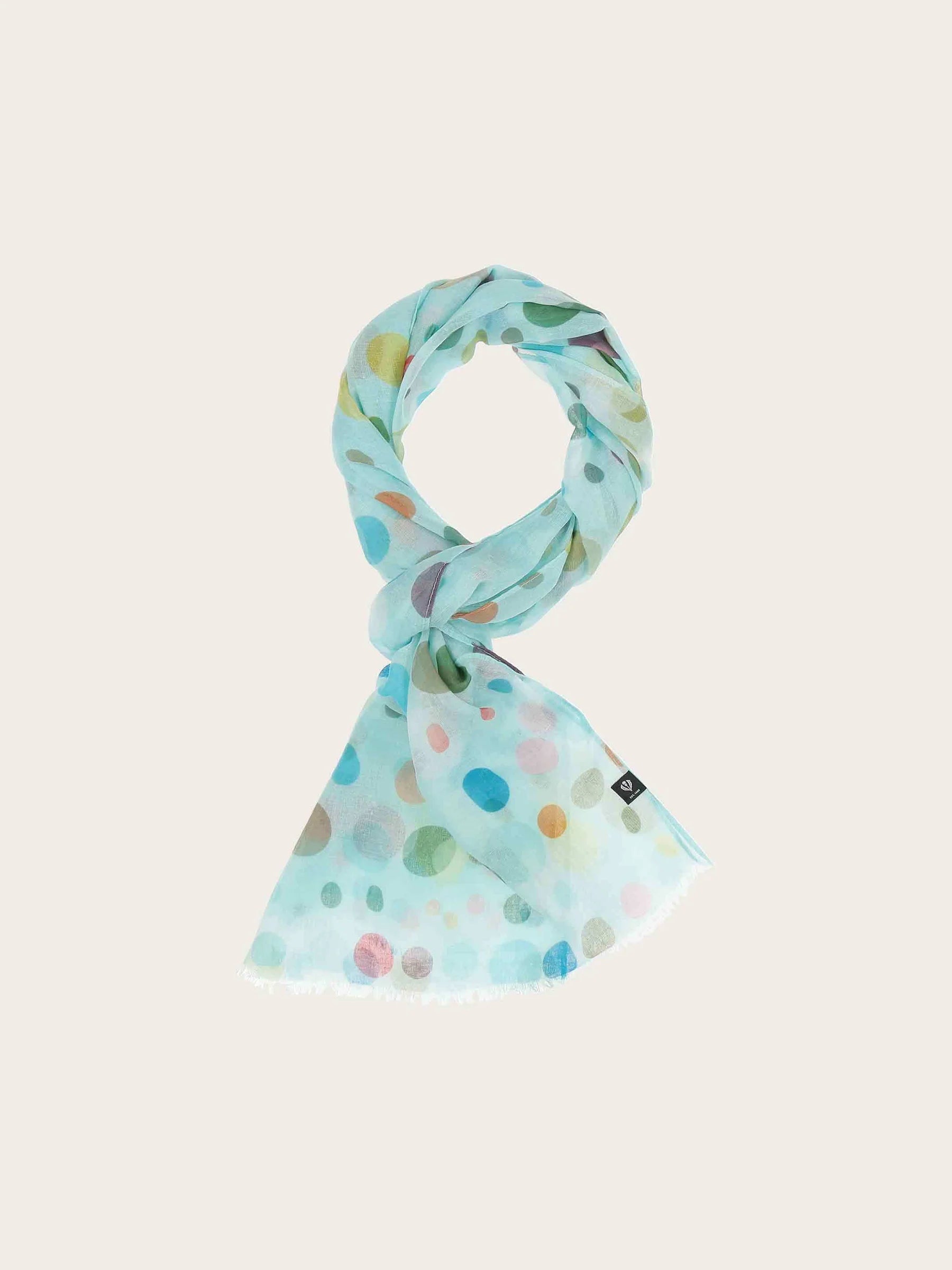 Scarf In A Colorful Dot Design