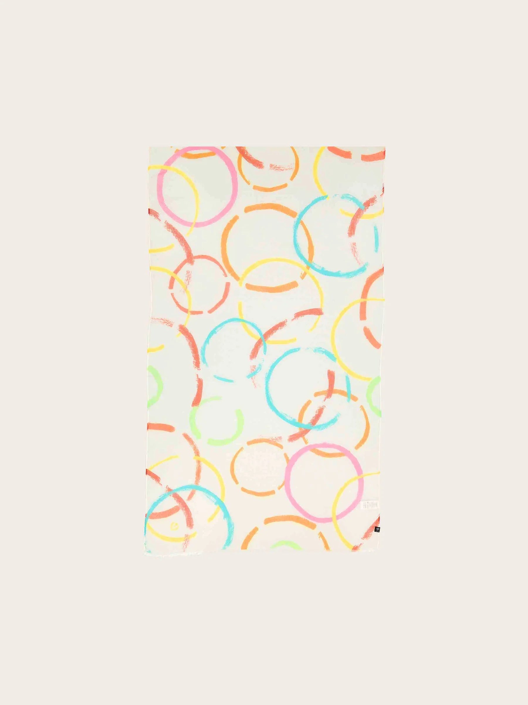 Scarf With Colorful Circles
