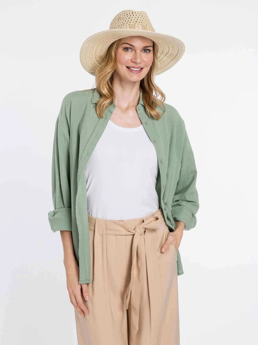 Loevenich Fedora With Straw Hatband