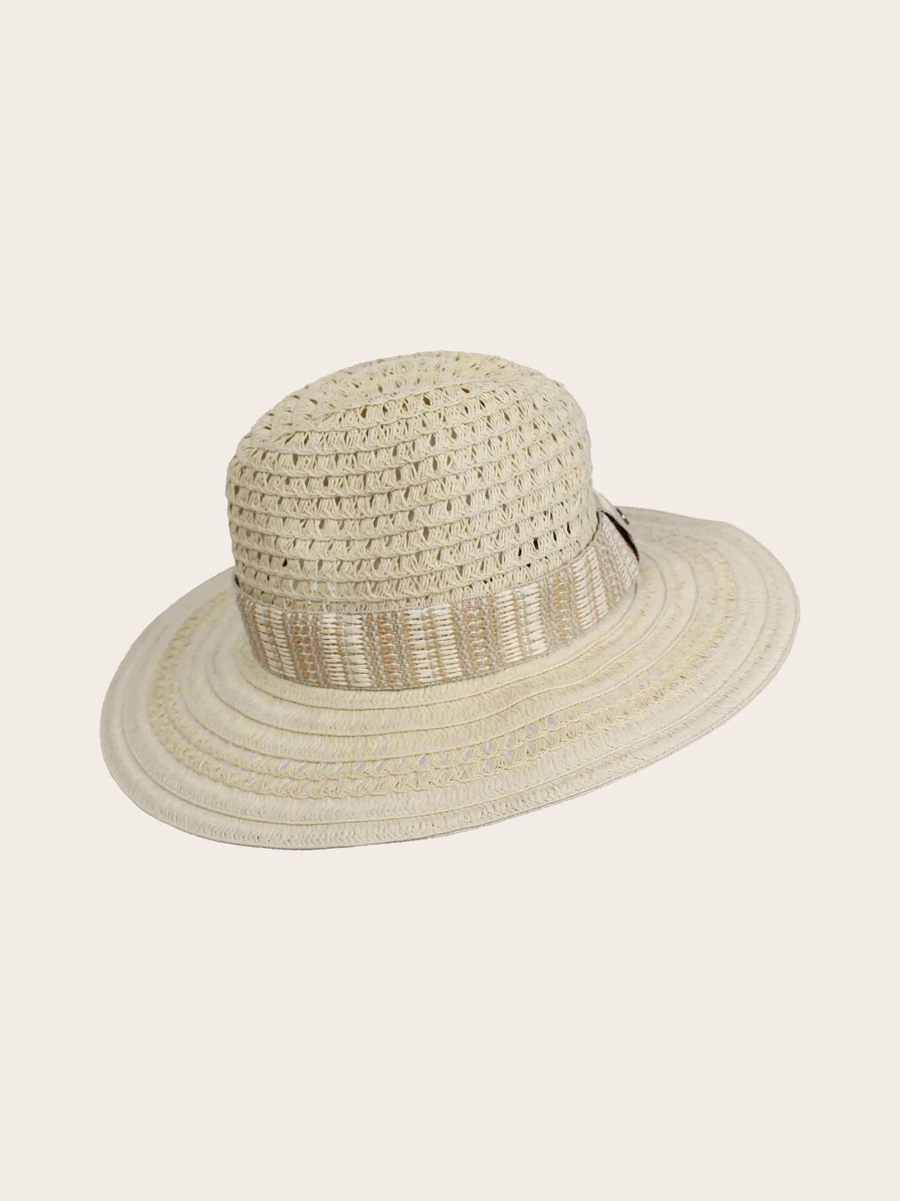 Loevenich Fedora With Straw Hatband