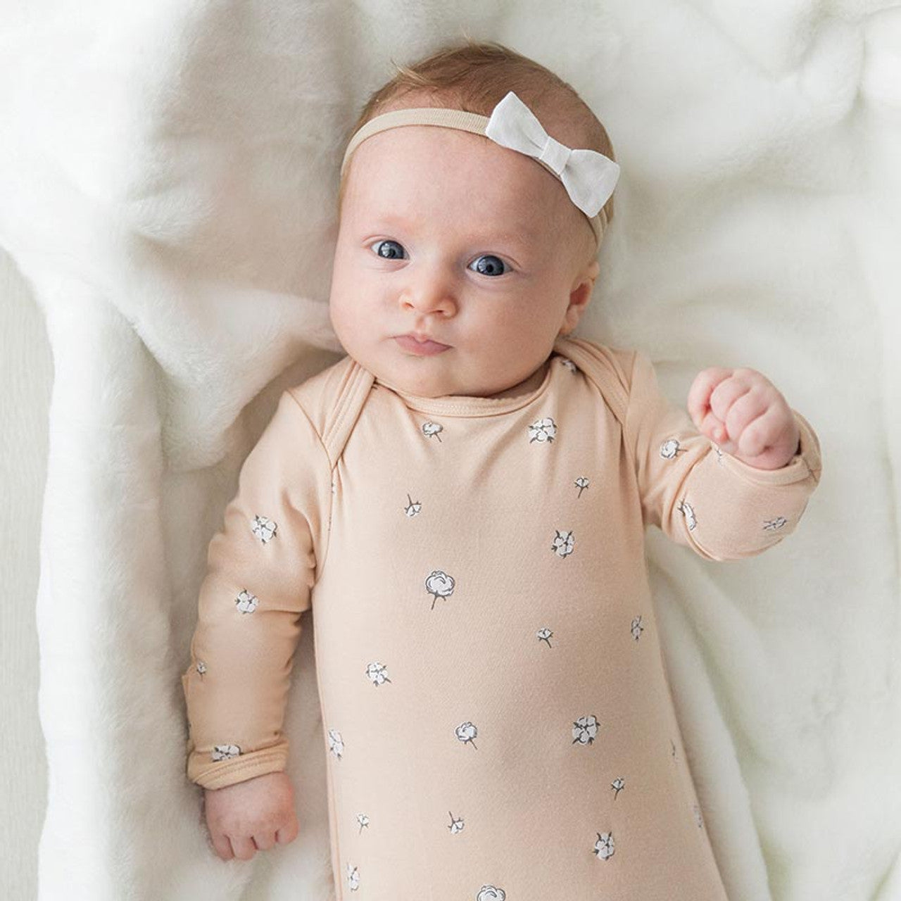 Knotted Gown - Pink Cotton Blossom