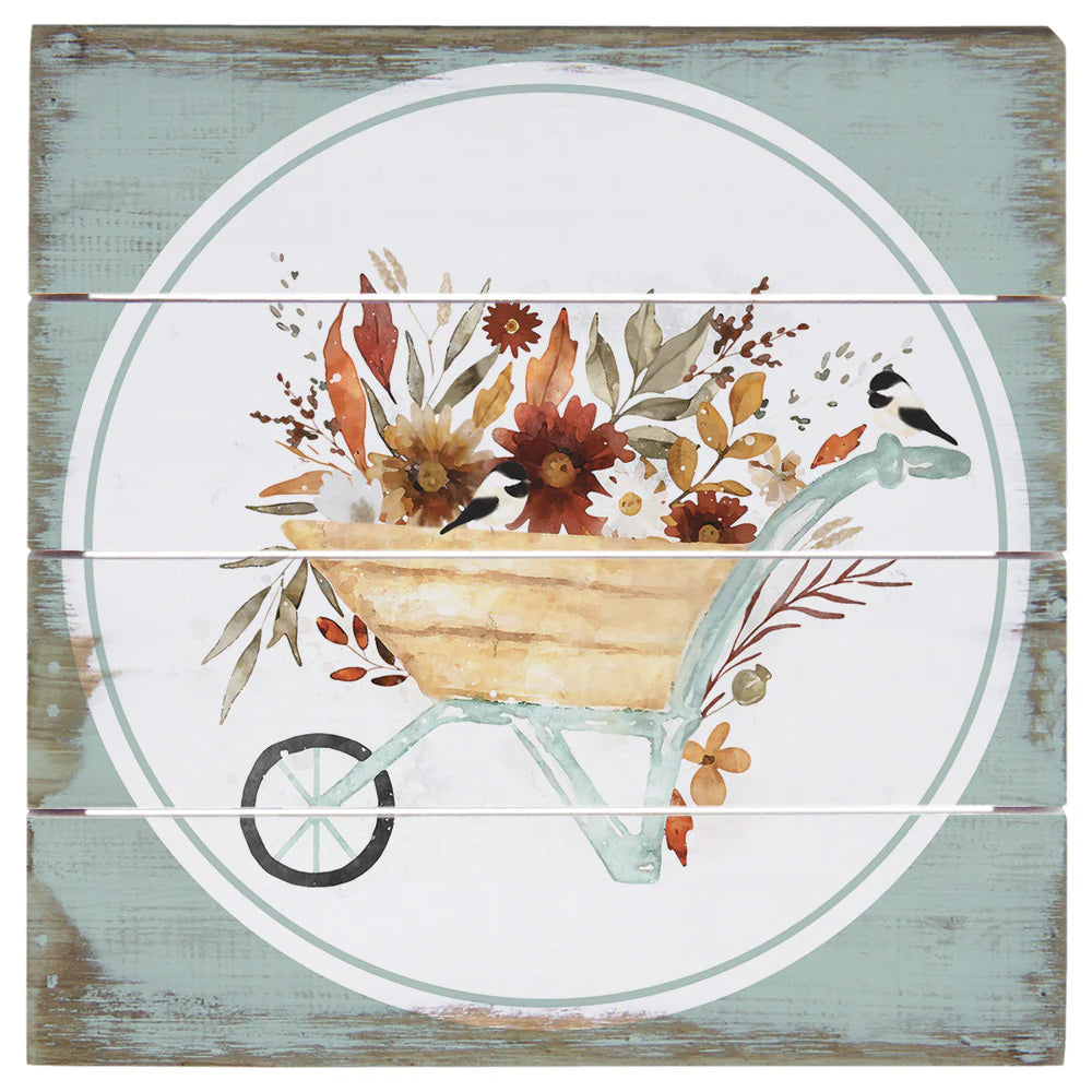 Fall Floral Wheelbarrow