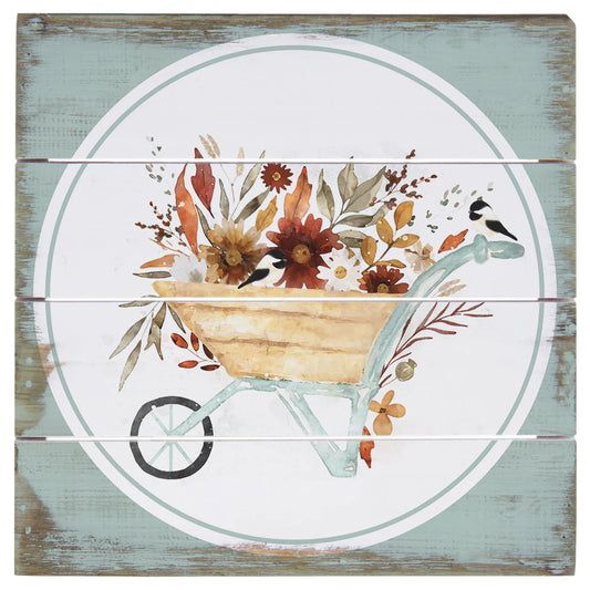 Fall Floral Wheelbarrow