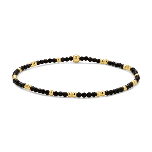 Petite Crystal & Gold Bracelets