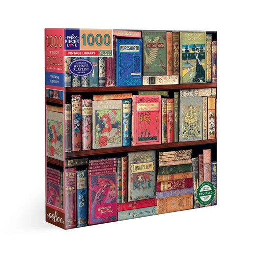 Vintage Library 1000 Piece Puzzle