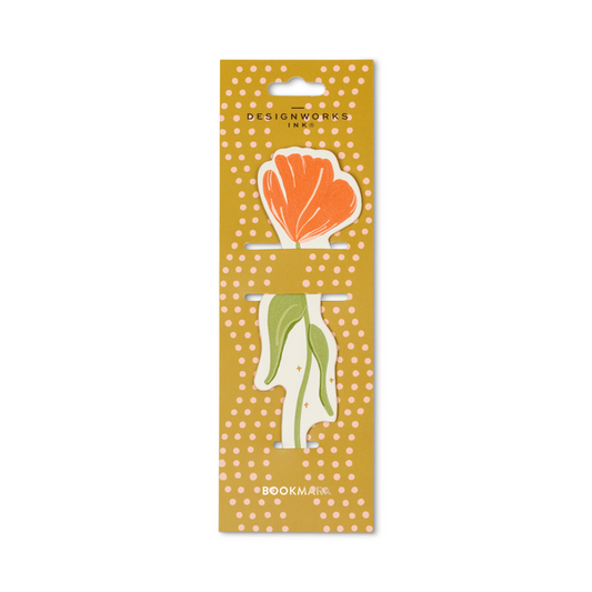 Poppy Floral Bookmark