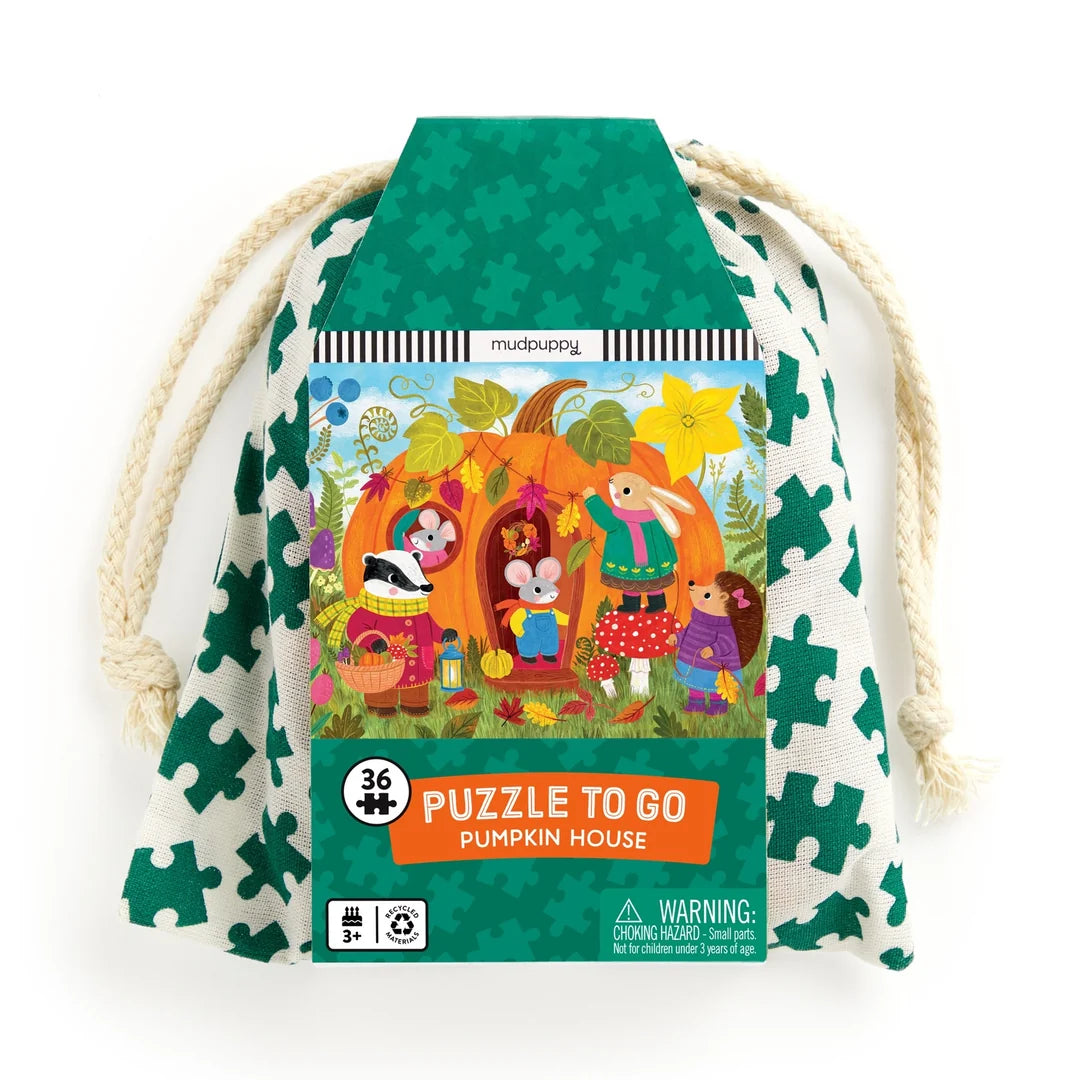 Pumpkin House 36 Piece Puzzle To Go