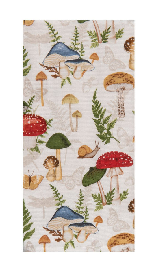 Botanical Mushroom Dual Purpose Terry Towel