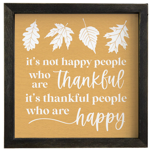 Happy Thankful People