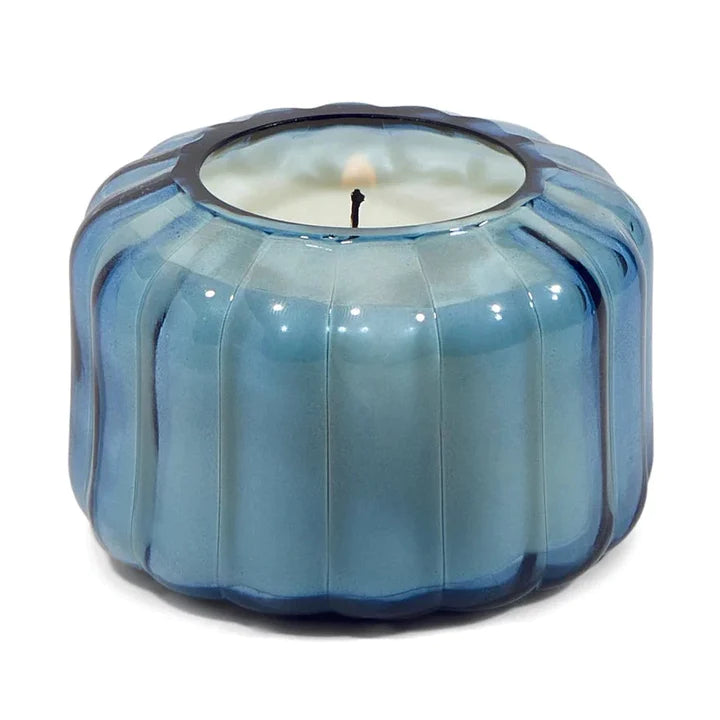  Paddywax Ribbed Glass Candle 4.5 oz. - Peppered Indigo 